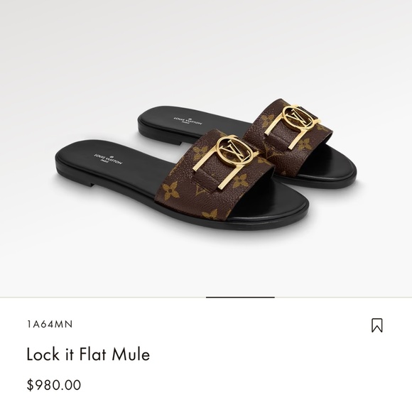 Louis Vuitton Flat Mule Sandals - Picture 2 of 6